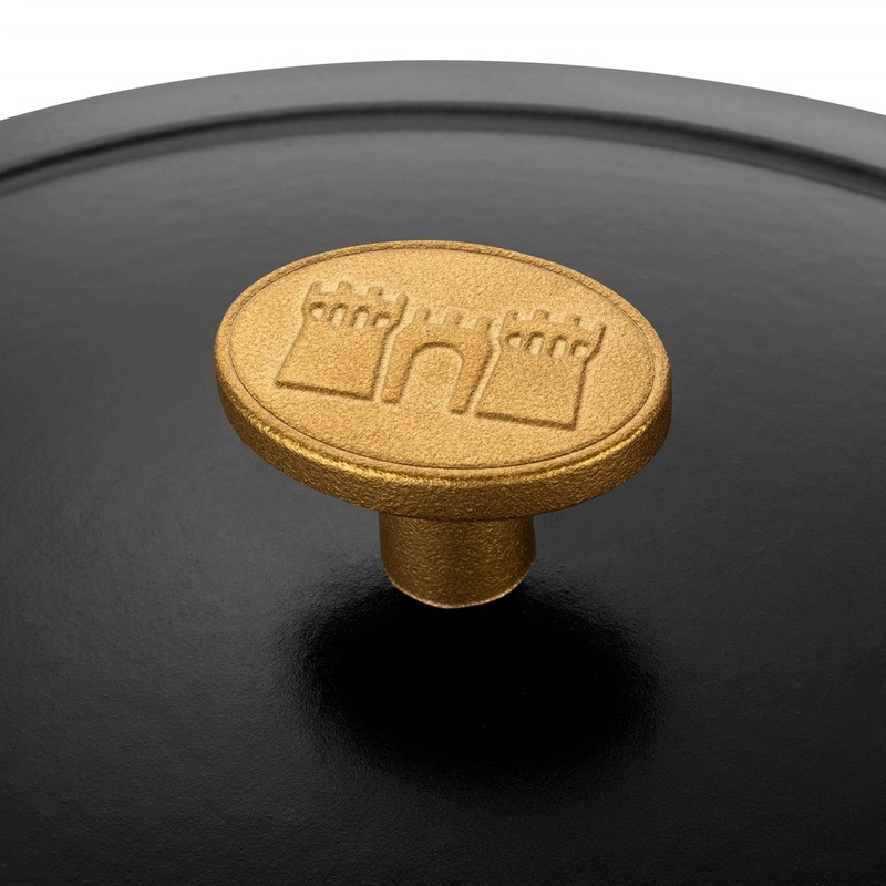 Ballarini - garnek żeliwny owalny 4.5 ltr, czarny Bellamonte