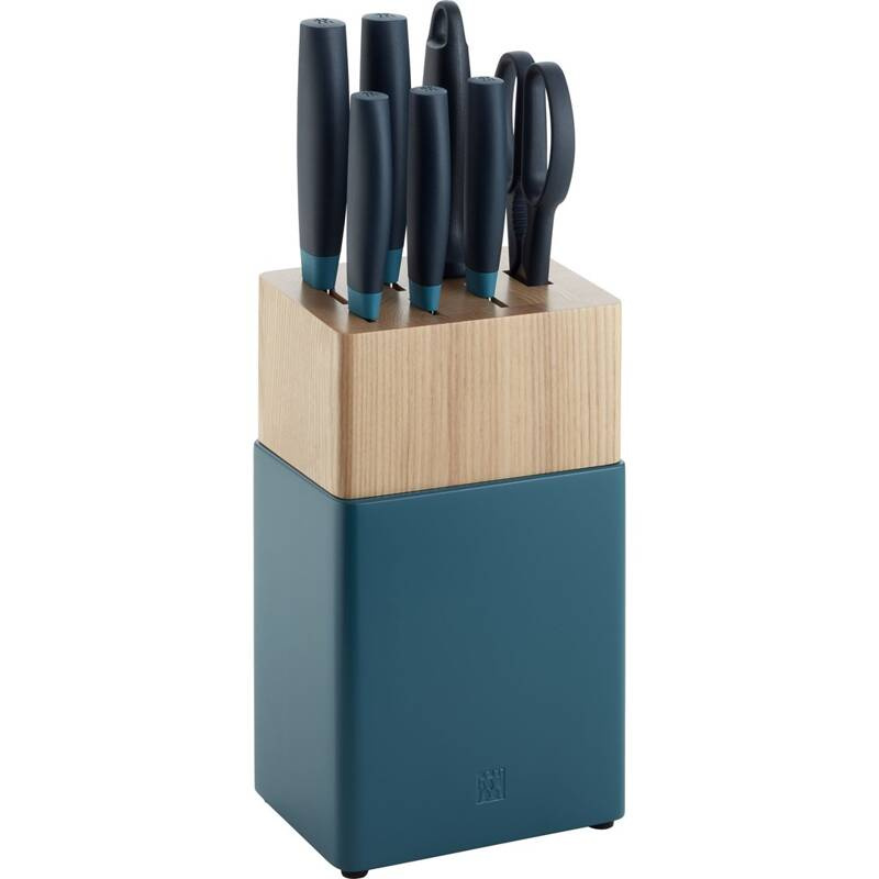 Zwilling - zestaw 5 noży w bloku niebieski Now S