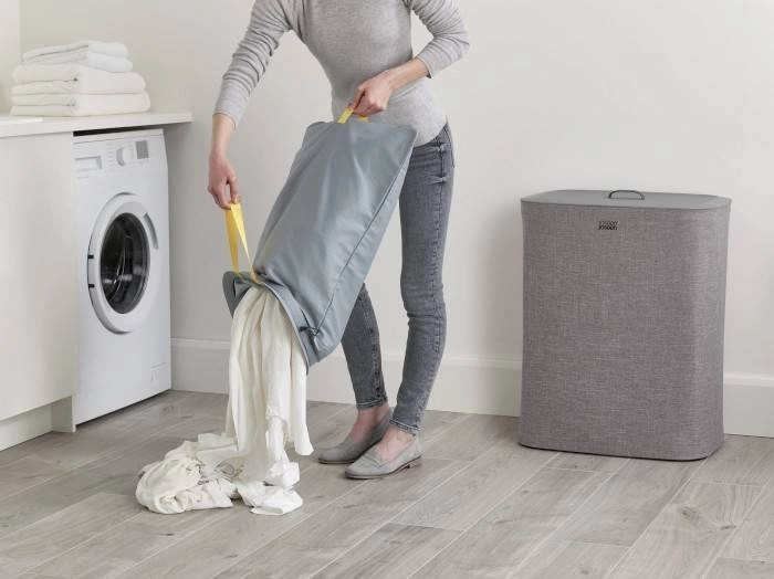 Joseph Joseph - Kosz na pranie 90 l Tota szary