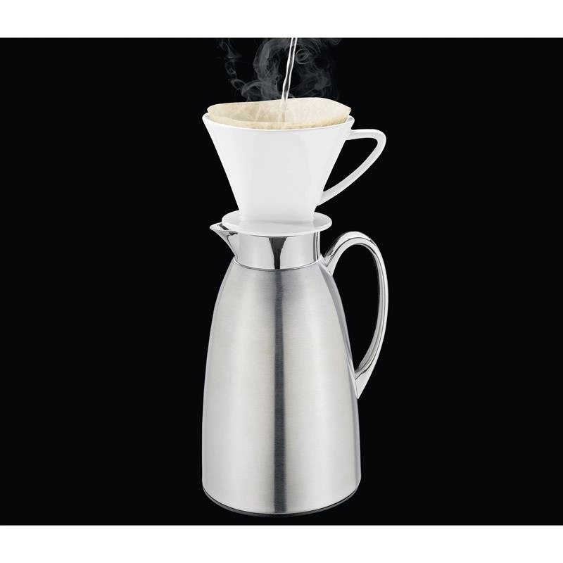 Cilio - dzbanek termiczny, 1,0 l, metaliczny satynowy Venezia