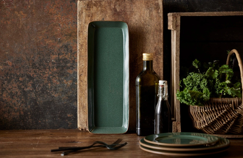 Bitz - Talerz 27 cm Wood/Forest Stoneware