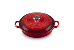 Le Creuset - garnek patelnia Gourmet Signature 22 cm 1,4 l wiśniowa
