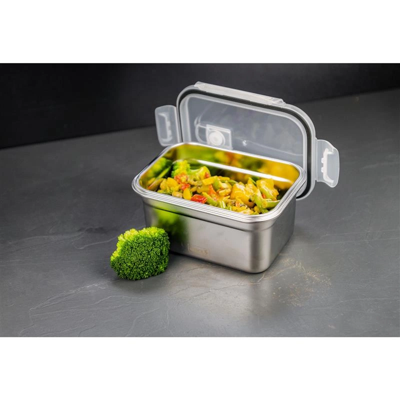 Lurch - pojemnik na żywność, stal nierdzewna/tworzywo sztuczne, 1,0 l Safety