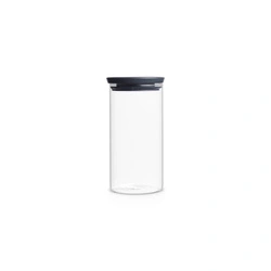 Brabantia - Pojemnik szklany z grafitową pokrywką 1.1 L