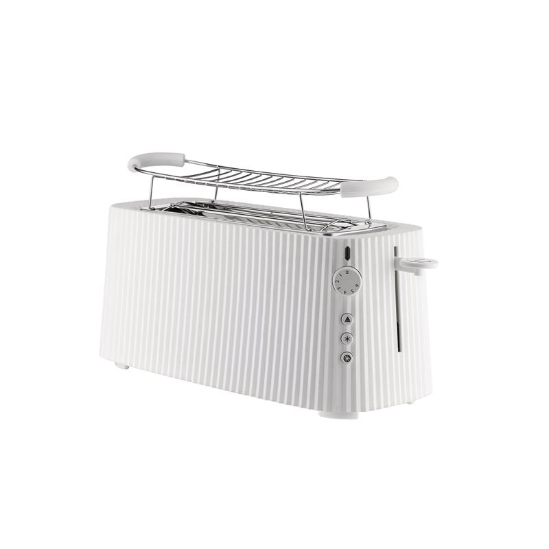 Alessi - toster XXL, biały Plisse