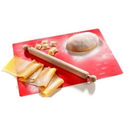 Imperia - Mata silikonowa + Wałek do makaronu