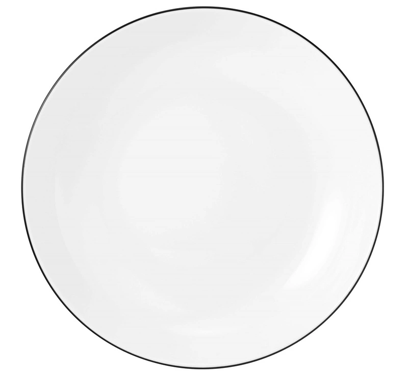 Seltmann - LIDO BLACK LINE Zestaw 6 talerzy do zupy 21 cm
