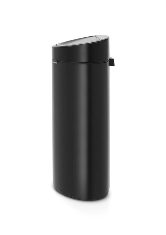 Brabantia - kosz na śmieci Touch Bin New 40l czarny mat