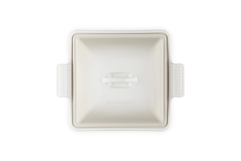 Le Creuset - Kwadratowa Forma z Pokrywką 23 cm Meringue