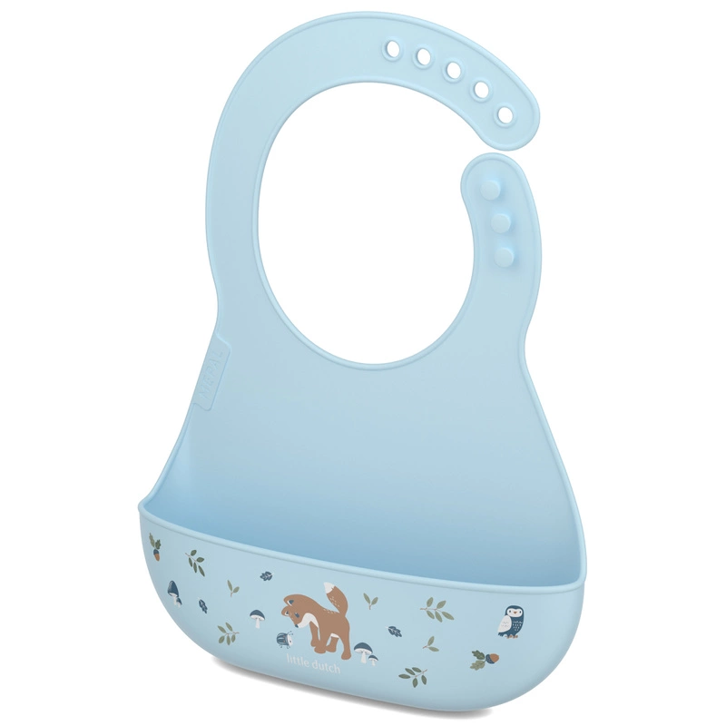 Mepal - Śliniak silikonowy z kieszonką Mio Forest Friends