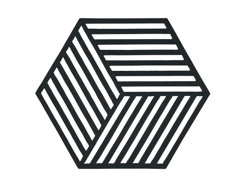 Zone Denmark - Podkładka pod naczynia Hexagon czarna