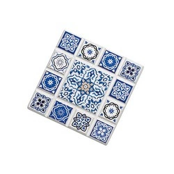 Zassenhaus - podkładka pod szklanki, ceramika/korek, 11 x 11 cm, krzyż Marrakesch