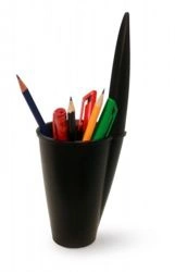 j-me - pojemnik na długopisy Lid czarny