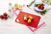 CandL - Mata kuchenna do krojenia 26x17 czerwona