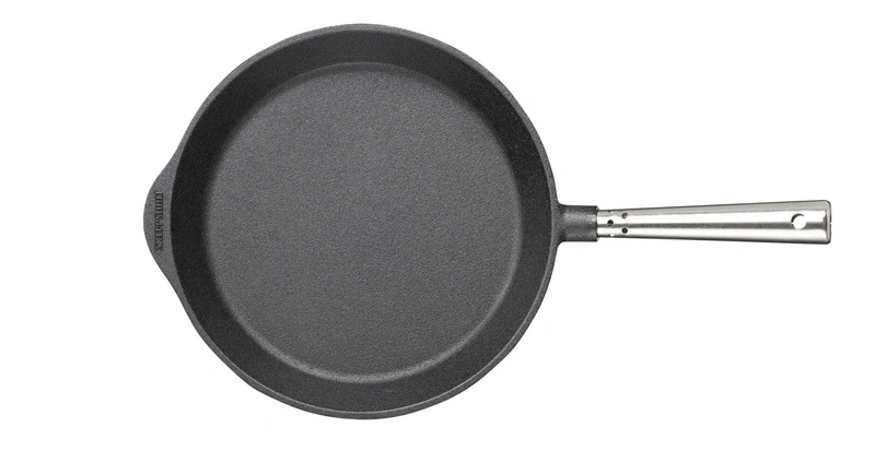 Skeppshult - PROFESSIONAL Patelnia płytka ze stalową rączką - 26 cm, czarny