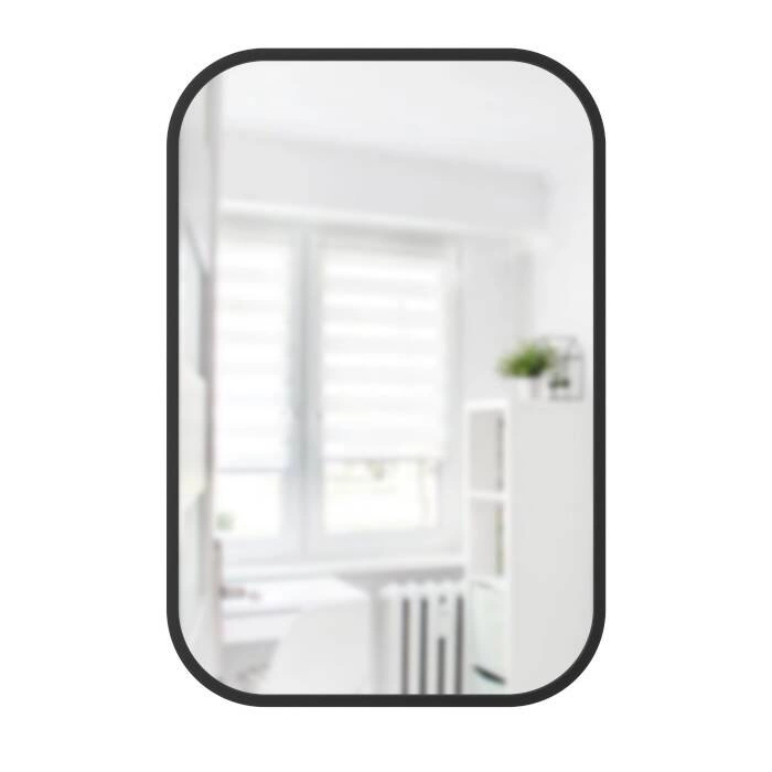 Umbra - Lustro prostokatne 61 x 91cm czarne, HUB