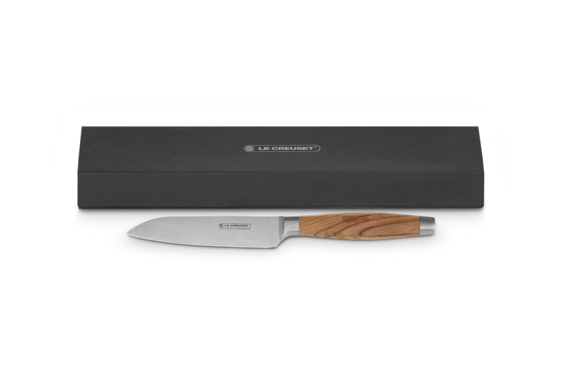 Le Creuset - nóż Santoku 13 cm drewno oliwne
