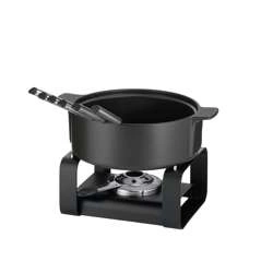 Kela - zestaw do fondue serowego dla 6 os., ceramika/metal, śred. 22,5 x 19 cm Roman