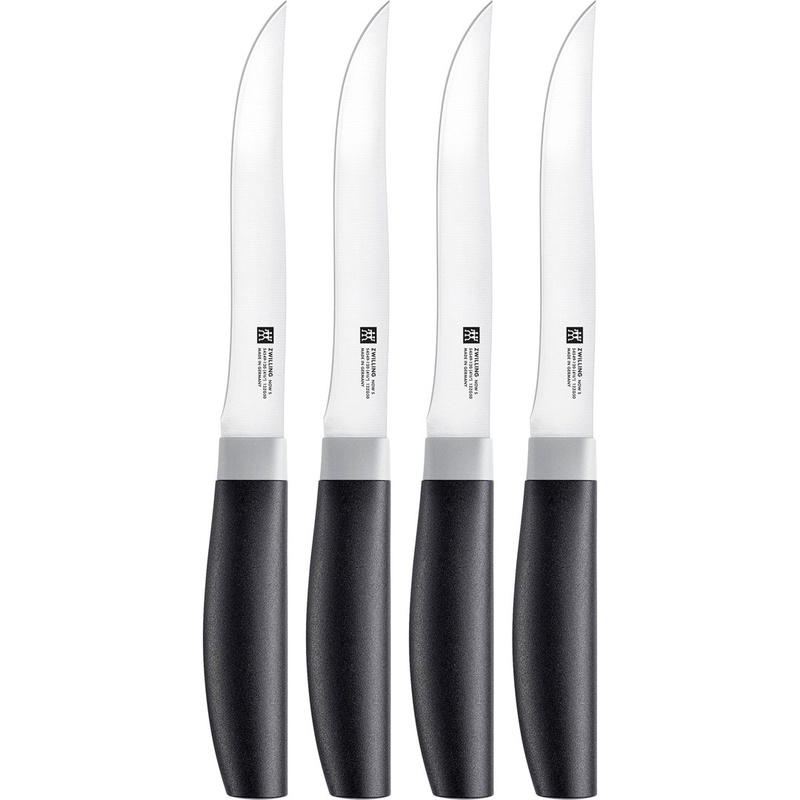 Zwilling - zestaw 4 noży do steków 12 cm czarny Now S