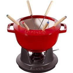Staub - zestaw do fondue 20 cm, czerwony