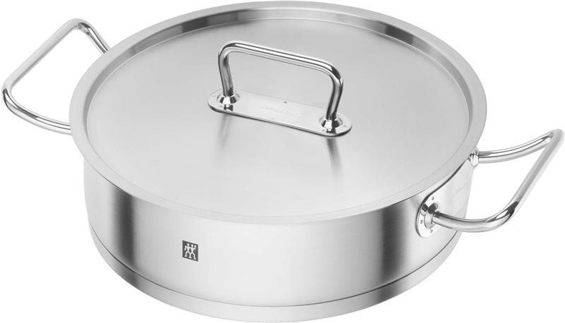 Zwilling - patelnia sauté z 2 uchwytami i pokrywką 28 cm Pro S