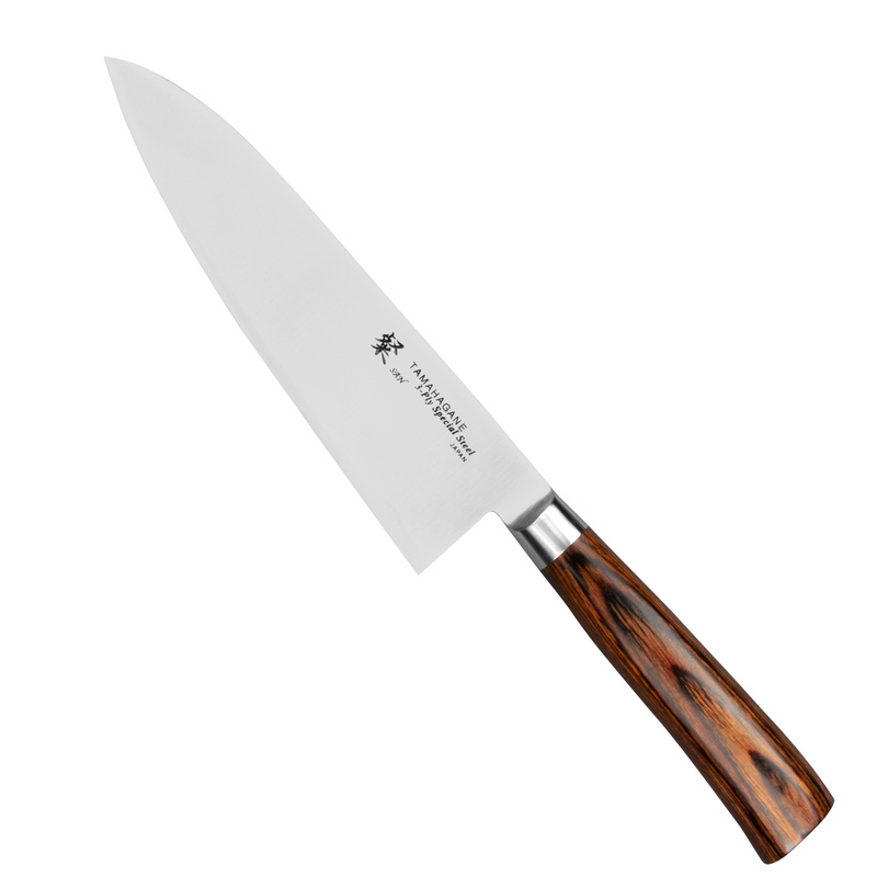 Tamahagane - SAN Brown Nóż Szefa 15cm