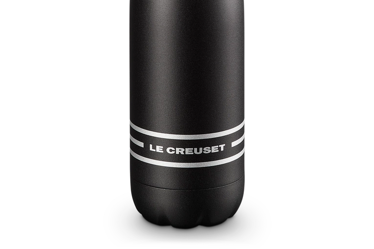 Le Creuset - Butelka termiczna na wodę 500 ml czarny