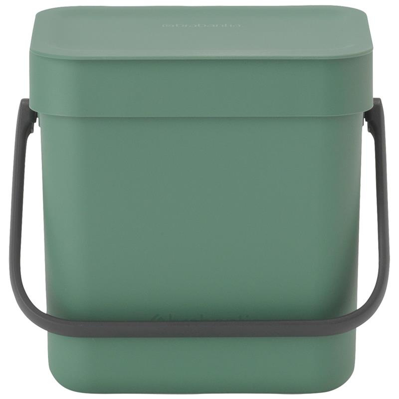 Brabantia - kosz na odpady kompostownik Sort'n'Go 3 L zielony