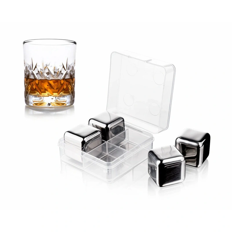 VACU VIN - Stalowe kostki chłodzące do whiskey