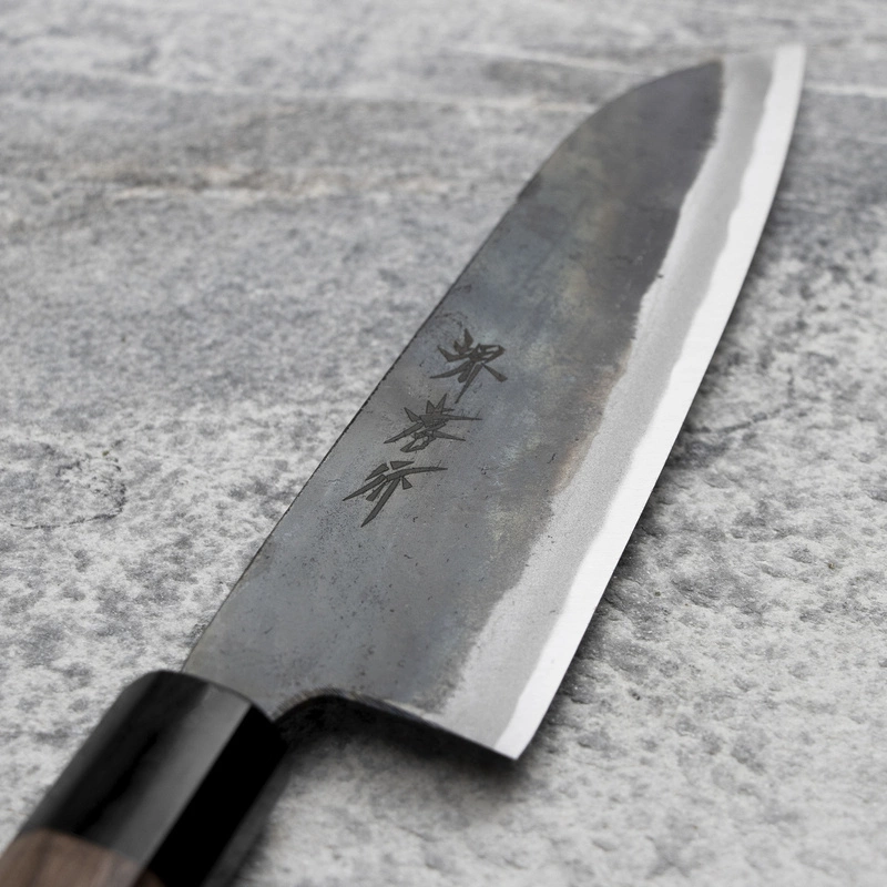 Sakai Takayuki - Aogami#2/Iron Kurouchi Nóż Santoku 17 cm