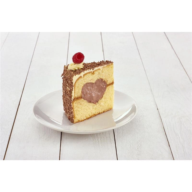 Lurch - forma na tort z sercem, 2 el., silikon, śred. 21 cm FlexiForm