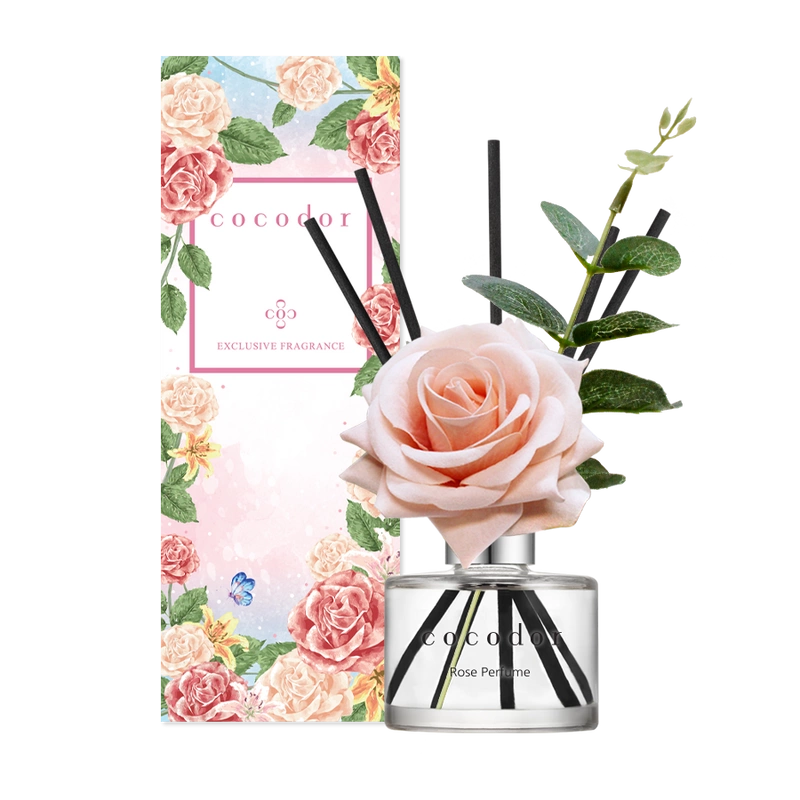 Cocodor - Dyfuzor zapachowy z patyczkami Flower Rose 120 ml Rose Perfume