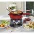 Spring - zestaw do fondue serowego, dla 8 os., 2,0 l, żeliwo, czerwony FONDUE