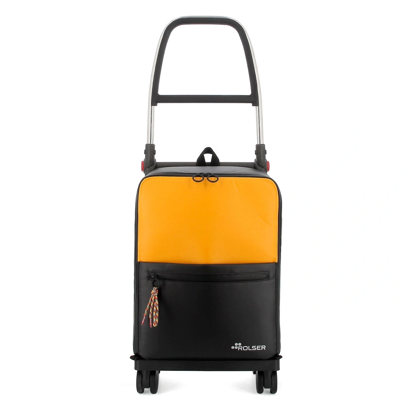 Rolser - Wózek na zakupy Two GC T-Shop czarno-żółty