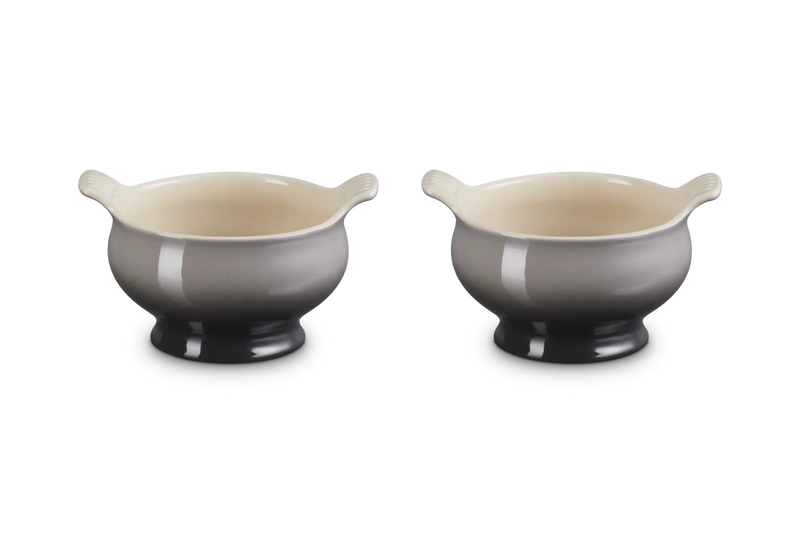 Le Creuset - Zestaw 2 Bulionówek 600ml flint