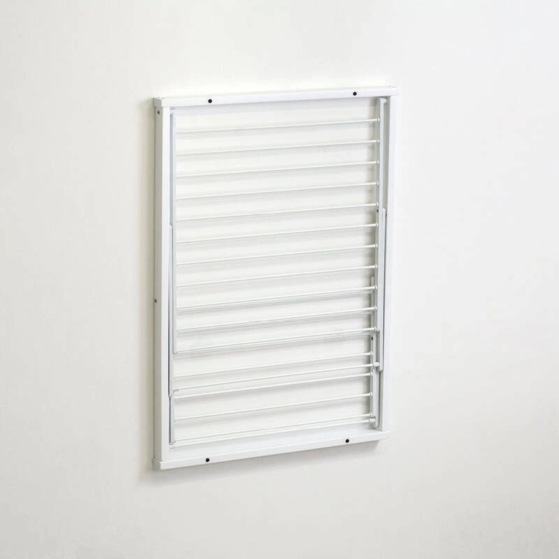 ARREDAMENTI - KEVIN Naścienna suszarka na pranie - 64 x 67 cm, Biały