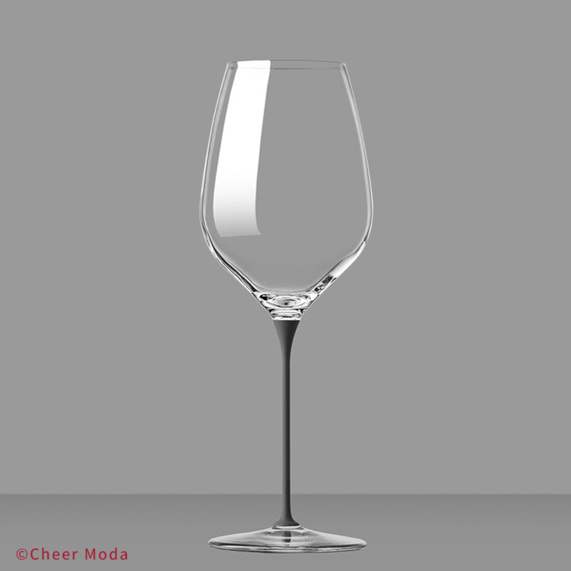 Cheer Moda - Kieliszek do wina Lava Glass czarny
