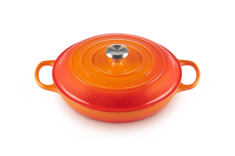 Le Creuset - garnek gourmet profesjonalny 30 cm 3,5 l płomienny