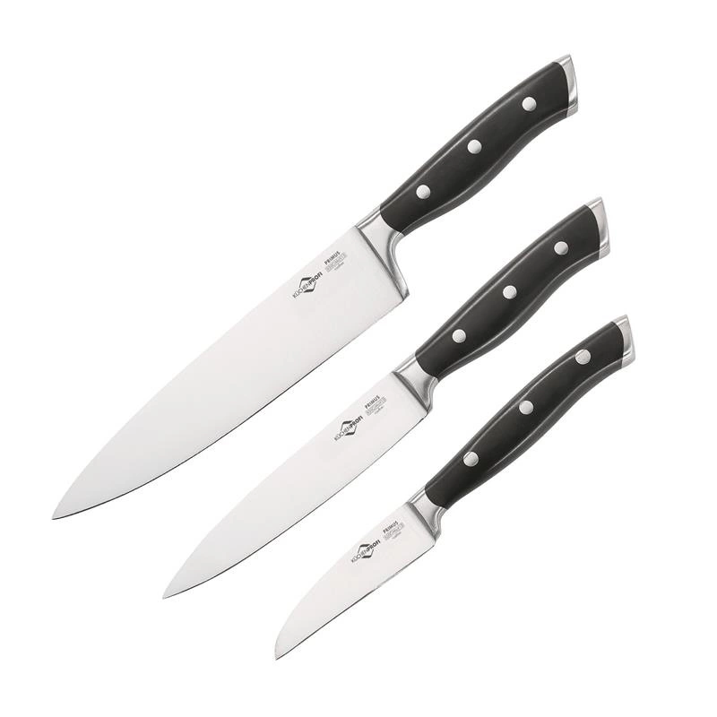 Kuchenprofi - zestaw 3 noży kuchennych, stal chirurgiczna Primus