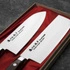 Satake Cutlery MFG.Co.,LTD - Unique Shirogami#2 Zestaw Nóż Santoku + Nakiri