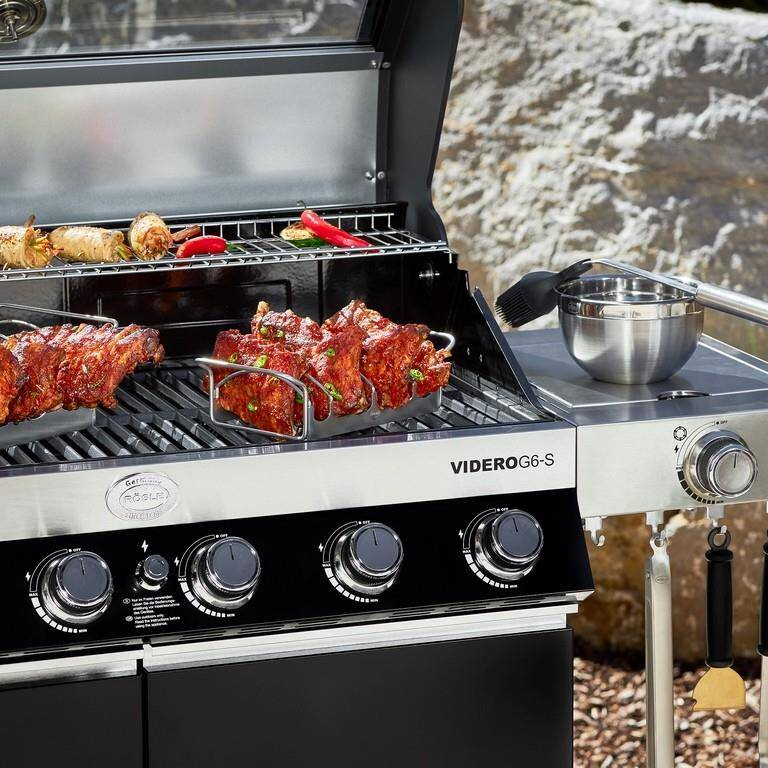 Roesle - Stojak do grillowania żeberek mięsa BBQ