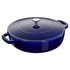 Staub - głęboka patelnia żeliwna Chistera niebieska 24 cm