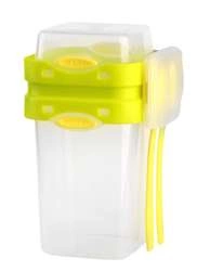 Vialli Design - Pojemnik ze sztućcami 230+650ml Foodie zielony