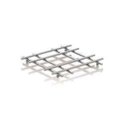 Kela - podkładka pod gorące naczynia, metal chromowany, 21x21x2 cm Caro