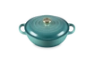 Le Creuset - garnek żeliwny do gulaszu 2,2 l 22 cm bleu riviera