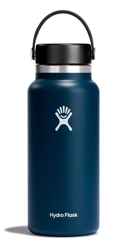 Hydro Flask - Butelka 946 ml Wide Mouth Flex Cap granat Indigo