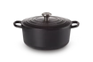 Le Creuset - garnek żeliwny Signature 26 cm 5,3 l czarna