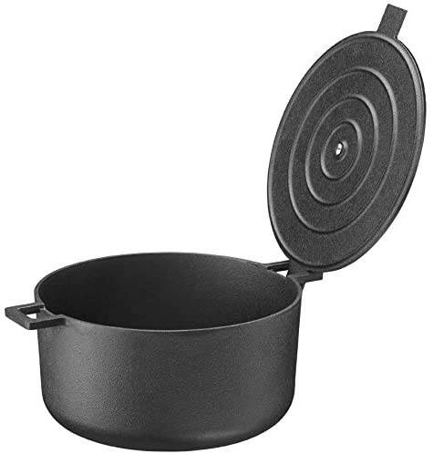 Skeppshult - Naczynie/garnek do zapiekania z pokrywą 5 l, Noir