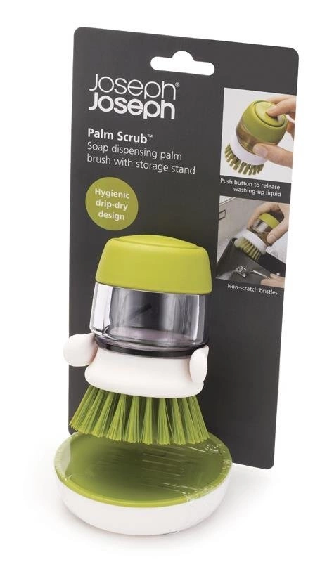 Joseph Joseph - Szczotka do mycia naczyń z pompką, szara