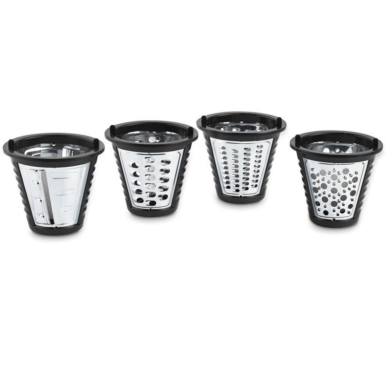 ADE - elektryczna tarka obrotowa, 4 wkłady, 20,5 x 15 x 28,5 cm